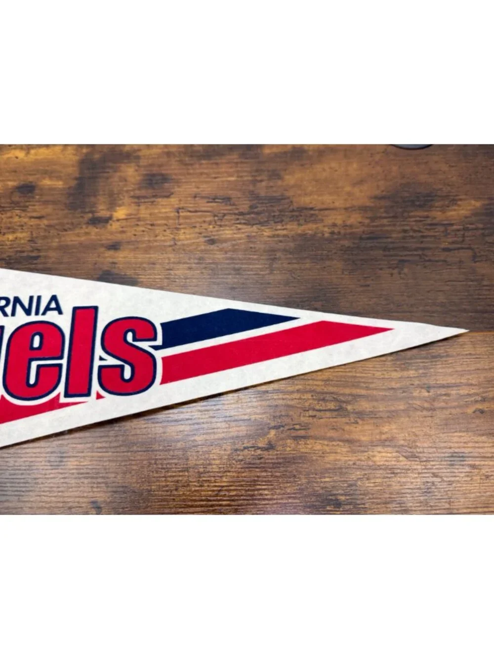Vintage California Angels MLB Felt Pennant Baseball Memorabilia 30 inches